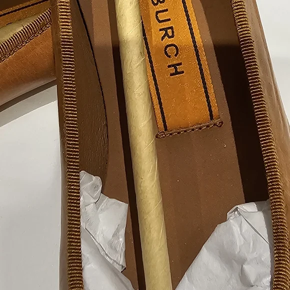 Tory Burch Tory Charm Ballet Flats 8W - Picture 4 of 4